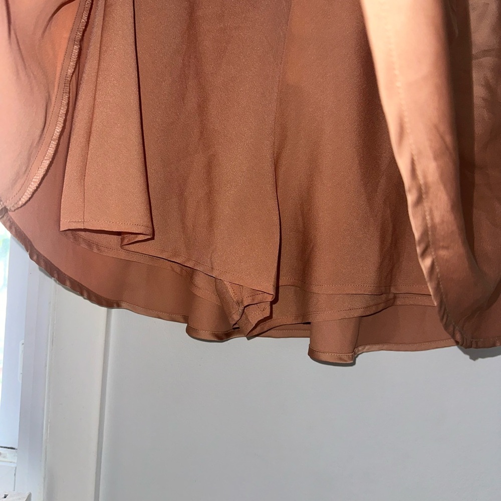 Rust colored skort - Picture 3 of 13